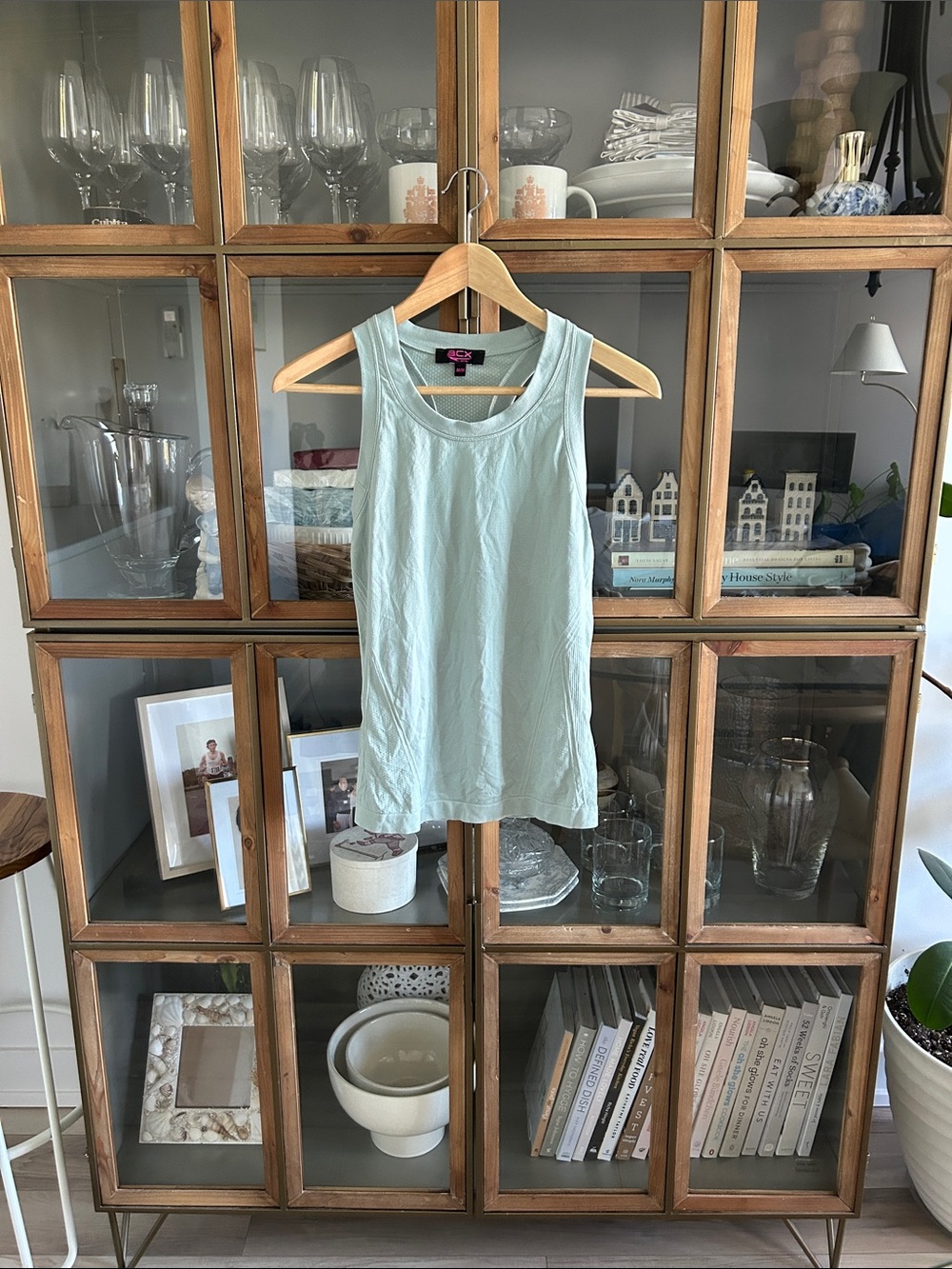 Women’s Mint Green Workout Running Tank Top